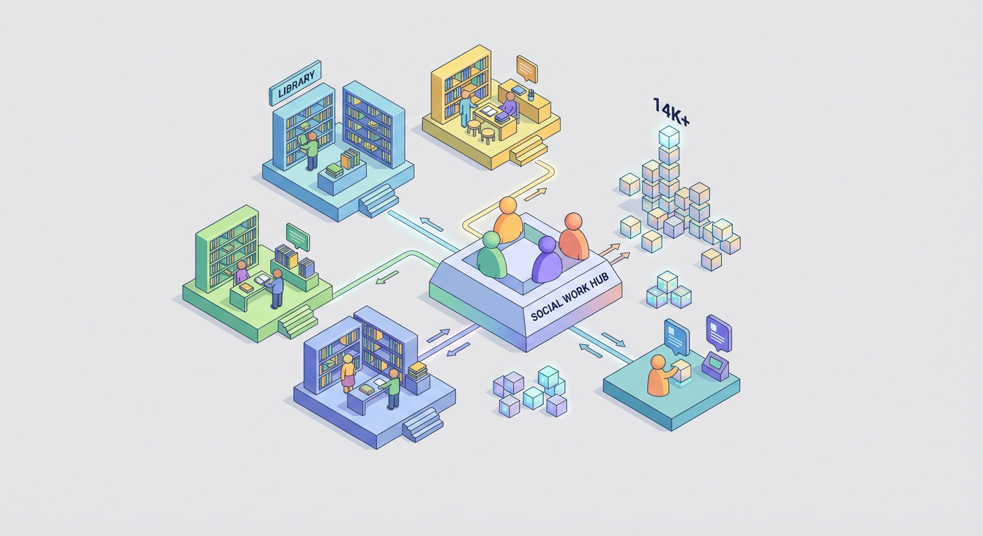 Illustration for Your Public Library Just Became a Social Services Hub — And Nobody Really Told You